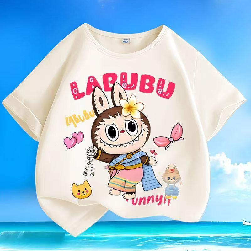 Star Labubued Kids T-shirt 3d Print Funny Boy Girls Short-Sleeved Top Casual Clothes Summer Cute Short Sleeve Clothing Gift 100 von Joom DACH