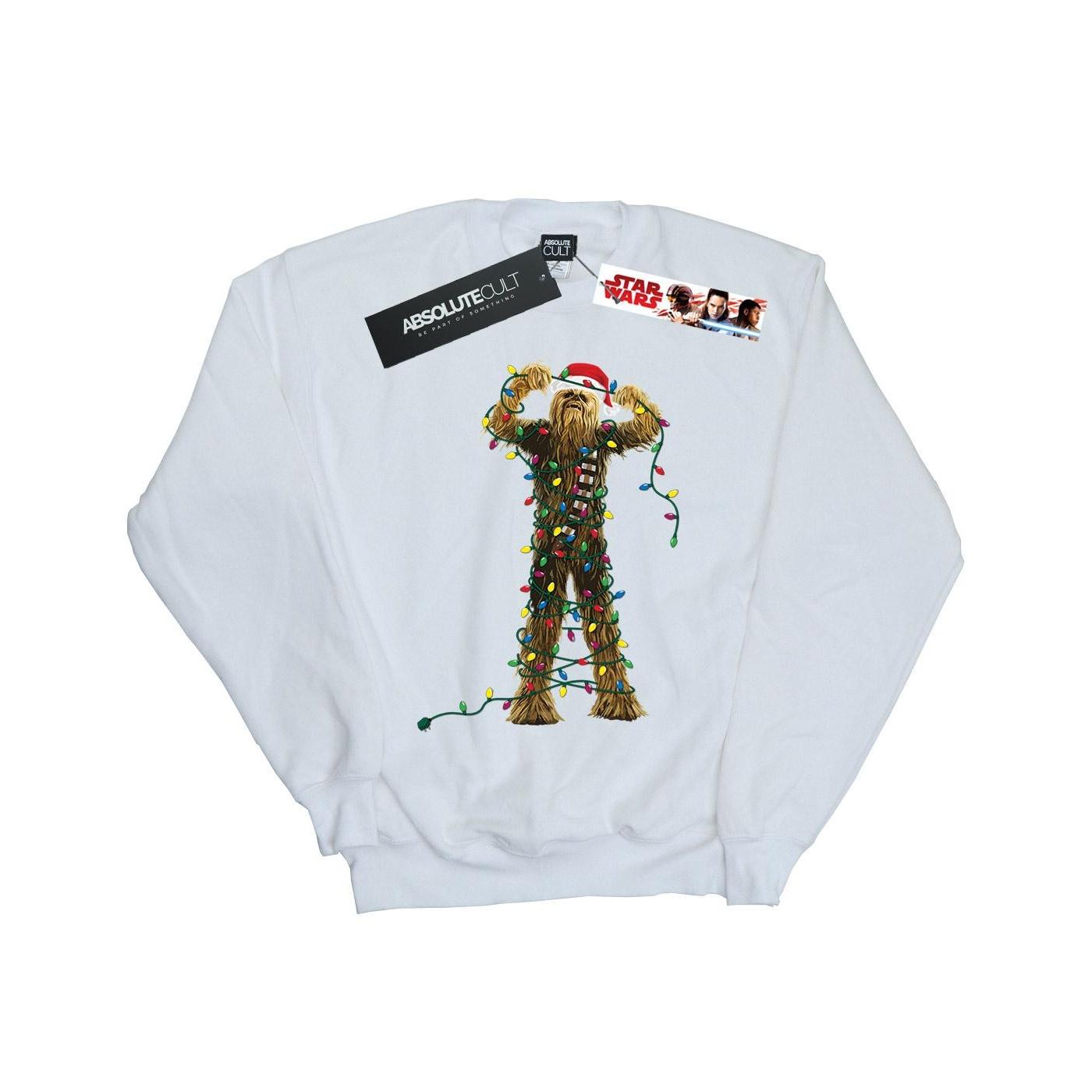 Star Wars Chewbacca-Weihnachtslichter-Sweatshirt für Mädchen 12-13 weiß Star Wars Chewbacca-Weihnachtslichter-Sweatshirt für Mädchen 12-13 weiß von Joom DACH