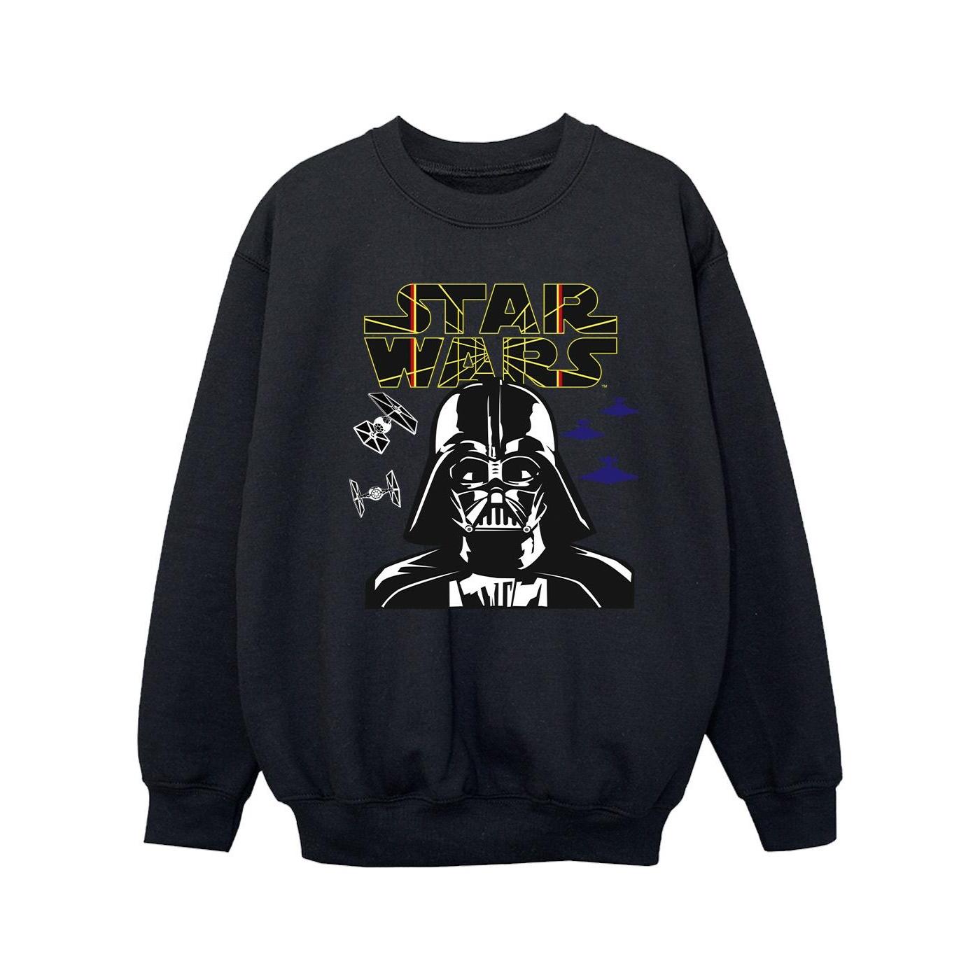 Star Wars Darth Vader Comp-Logo-Sweatshirt für Mädchen 9-11 Years schwarz von Joom DACH