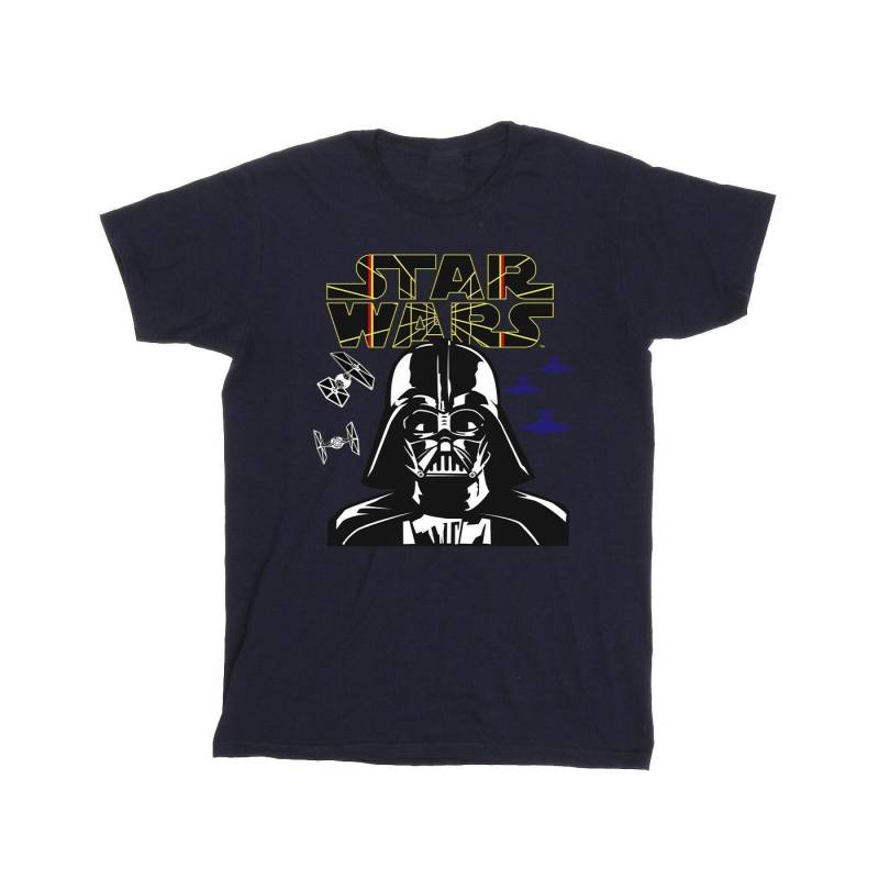 Star Wars Jungen Darth Vader Comp Logo T-Shirt 5-6 Years navy blau von Joom DACH