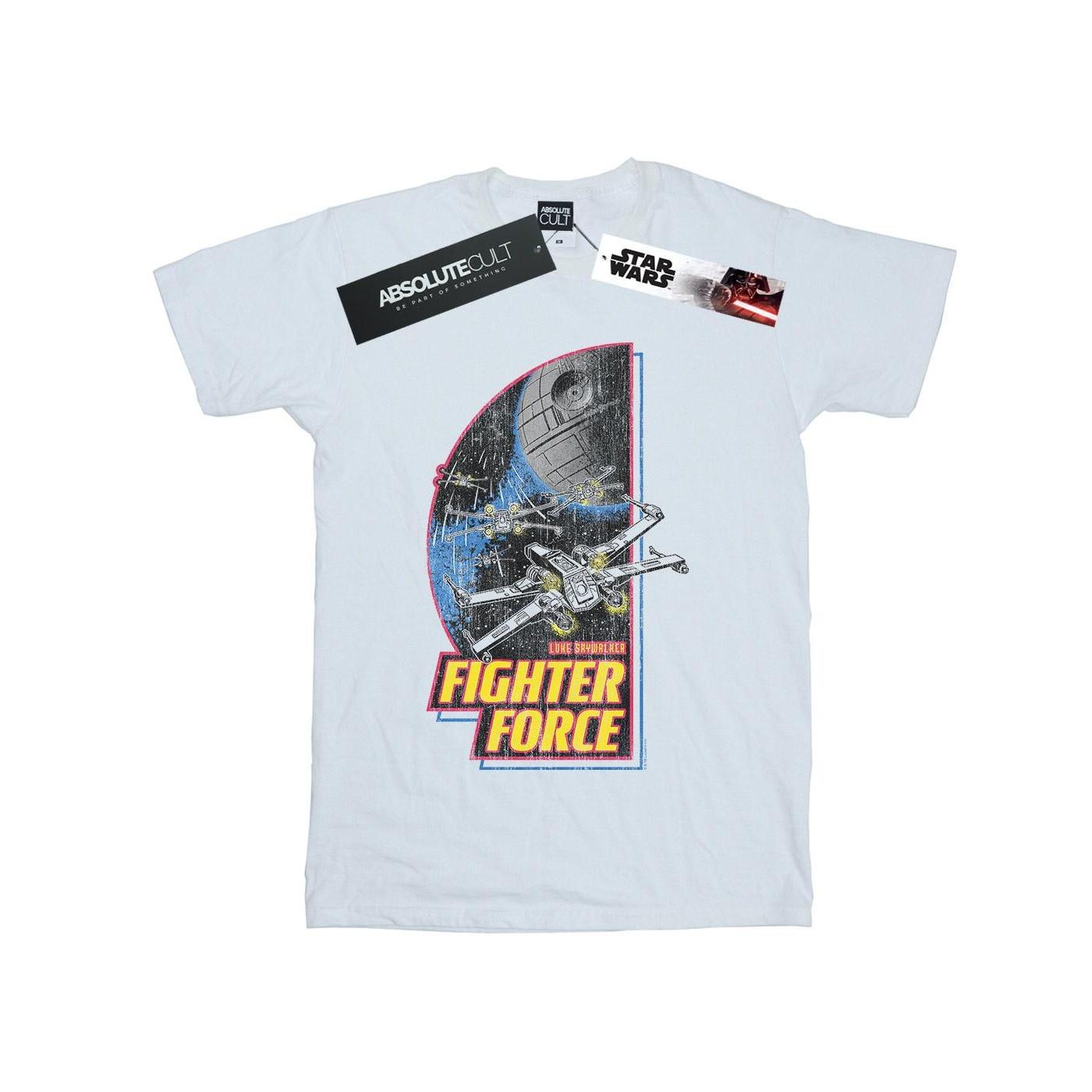 Star Wars Jungen Fighter Force T-Shirt 12-13 weiß von Joom DACH