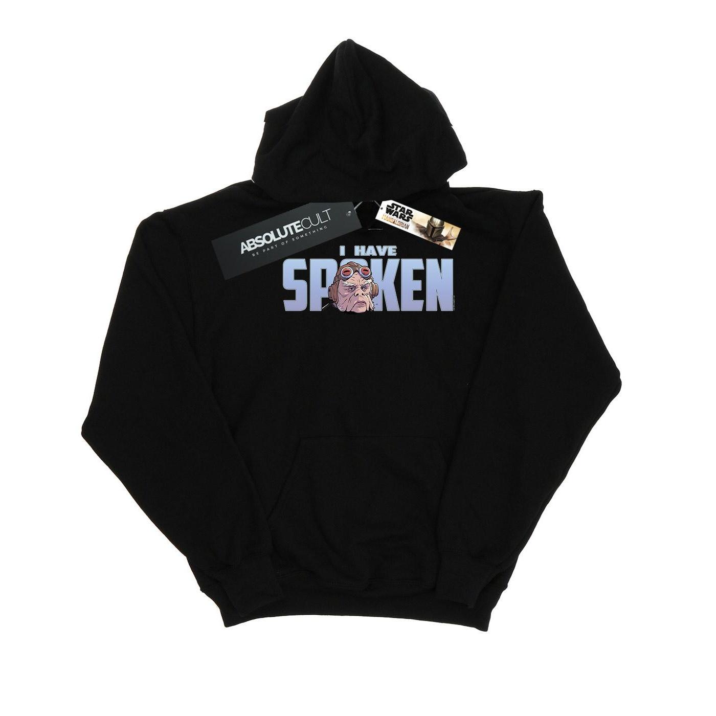 Star Wars Jungen The Mandalorian Kuiil I Have Spoken Kapuzenpullover 9-11 Years schwarz von Joom DACH
