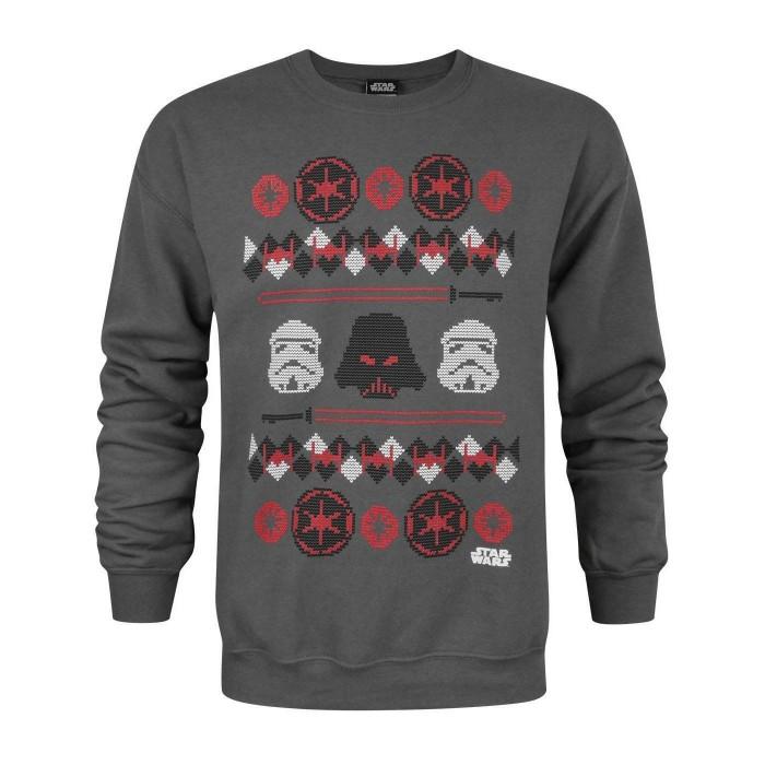 Star Wars Kinder/Kinder Darth Vader Fair Isle Weihnachts-Sweatshirt 3-4 Years kohle von Joom DACH