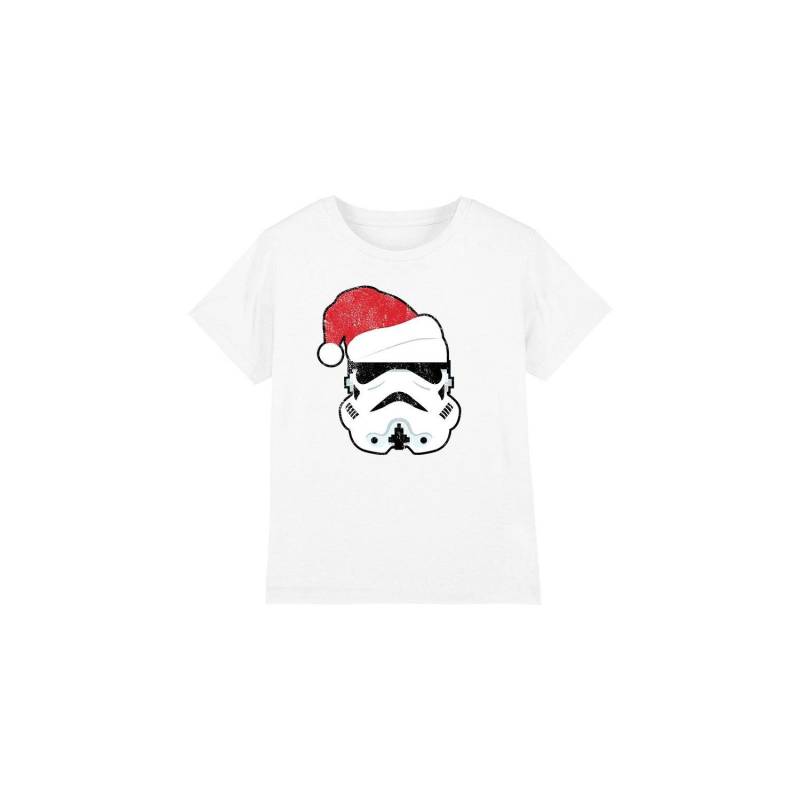 Star Wars Kinder/Kinder Sturmtruppler Weihnachtsmann Weihnachts-T-Shirt 3-4 Years weiß von Joom DACH