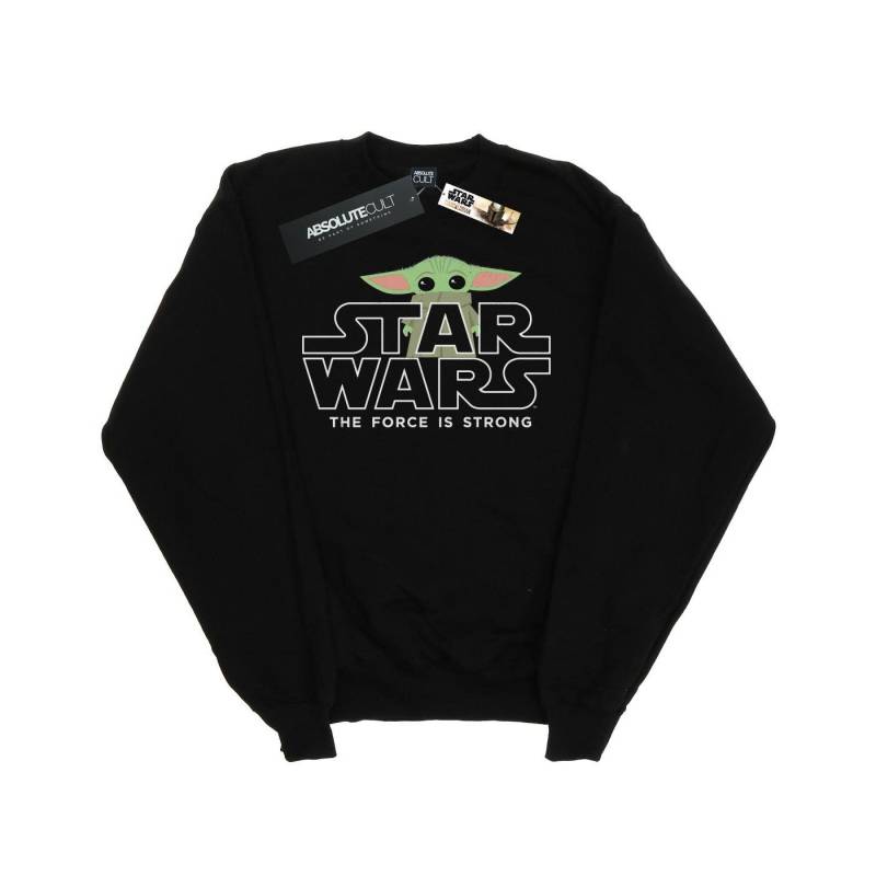 Star Wars Mädchen The Mandalorian The Child Strong Sweatshirt 9-11 Years schwarz von Joom DACH