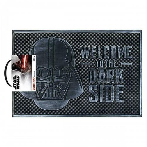 Star Wars Welcome To The Dark Side Gummi-Fußmatte One Size schwarz/grau von Joom DACH