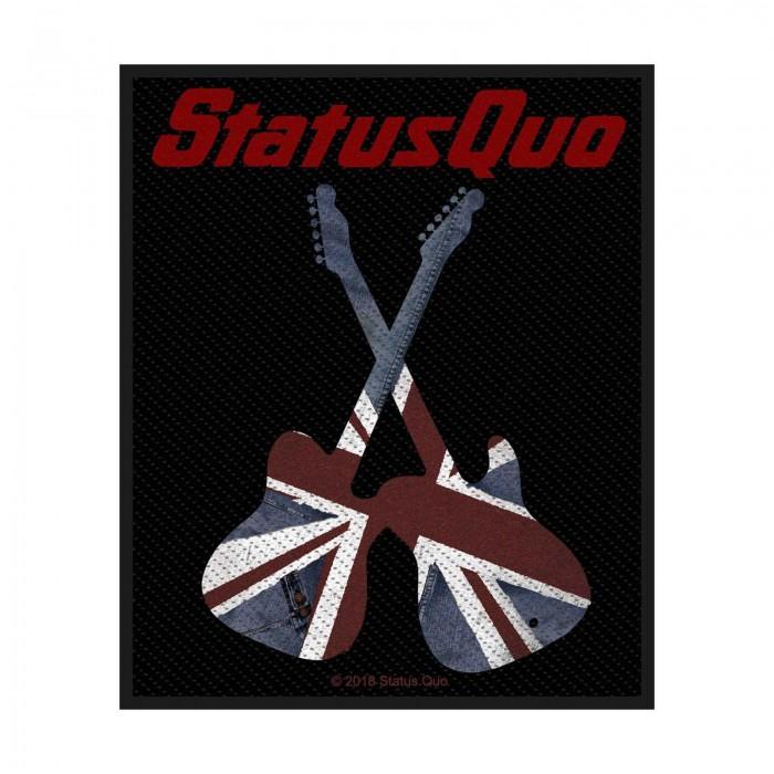 Status Quo Gitarren-Patch One Size rot/schwarz von Joom DACH