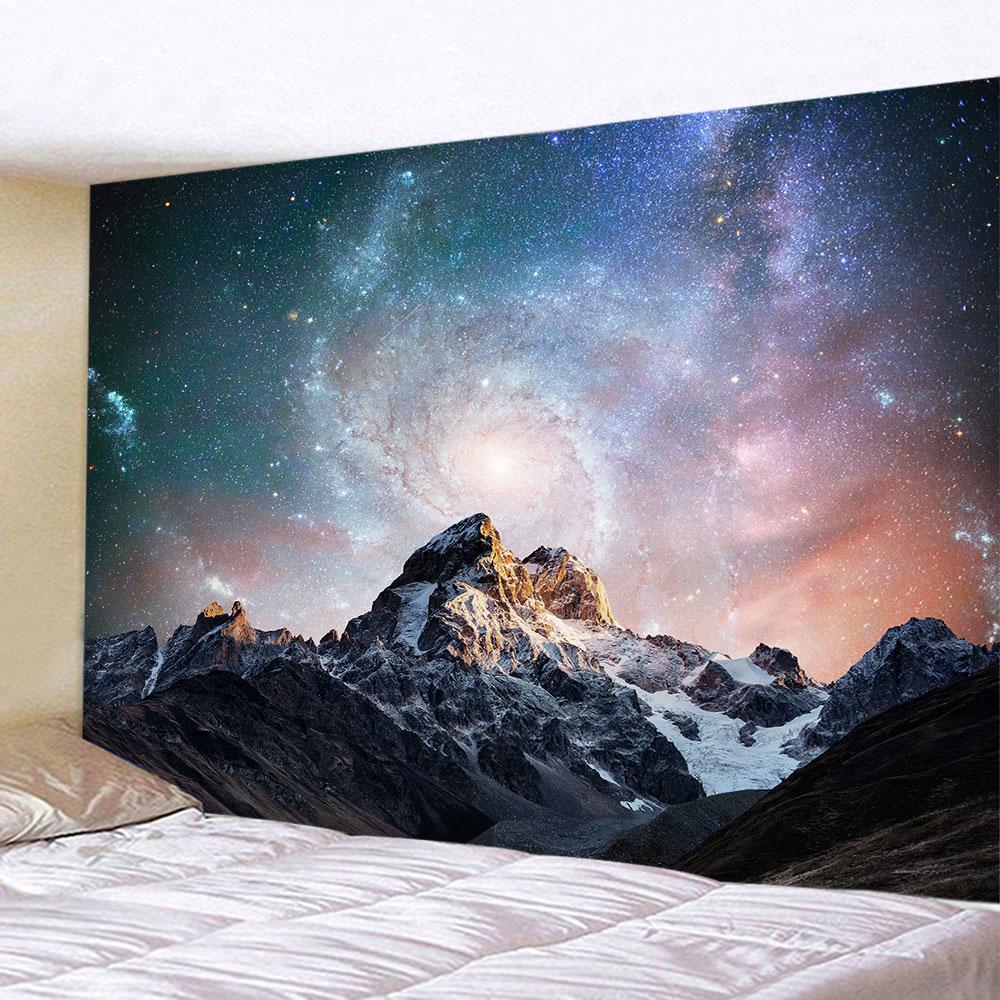Sternenhimmel-Galaxie-Tapisserie, Mond, Universum, Weltraum, Nebel, Wandbehang, Wandtuch für Zuhause, Schlafzimmer, Schlafsaal, Dekoration 230x180cm von Joom DACH