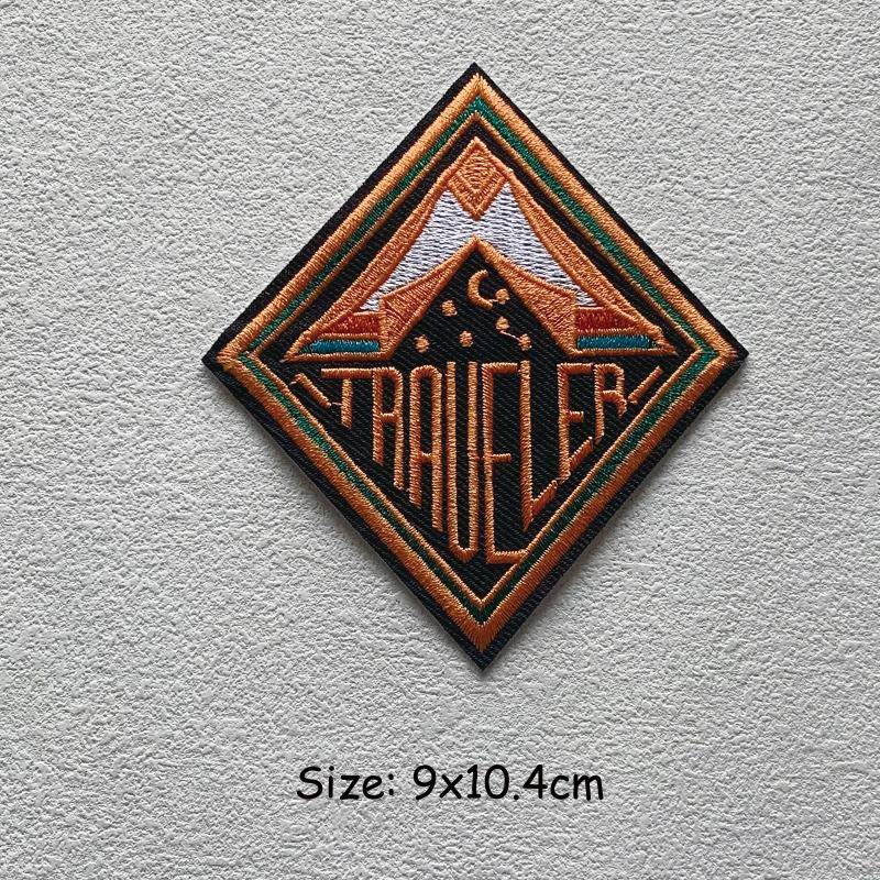 Stickerei Schmelzbare Nähen Kleidung Abzeichen Patches Landschaft Wüste Wald Punk Patch DIY Wärmeübertragung Aufkleber Neue Kleidungsstück Zubehör Mode 9x10.4 cm von Joom DACH