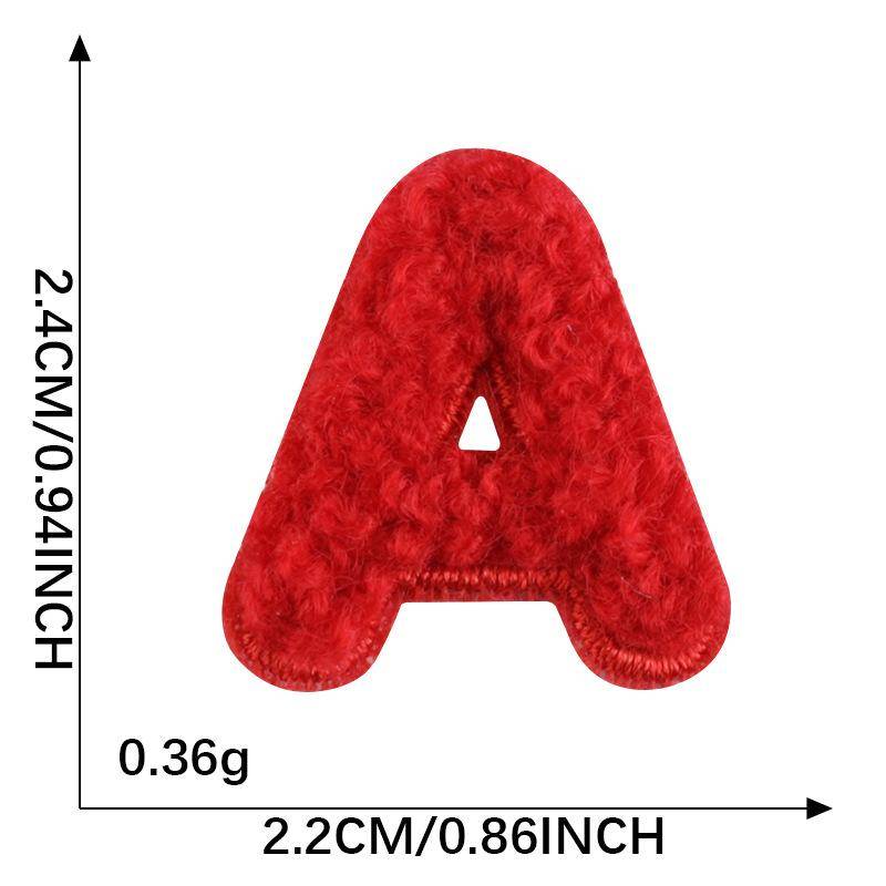 Stickerei label handtuch stickerei patch 26 buchstaben patch kleidung zubehör DIY hand konto zubehör stickerei tuch aufkleber A*H3R-B-1-1 von Joom DACH