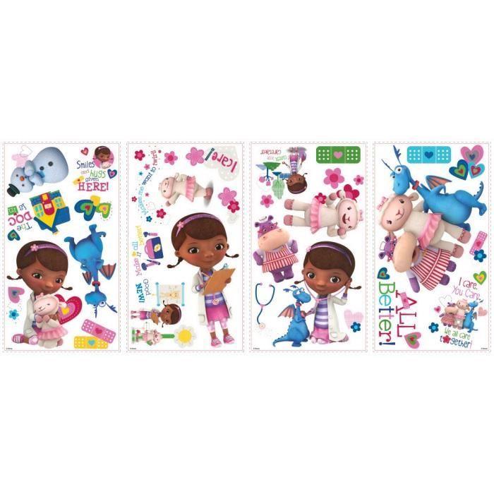 Disney Doctor McStuffins Aufkleber – Mitbewohner – 27er-Set, repositionierbar von Joom DACH