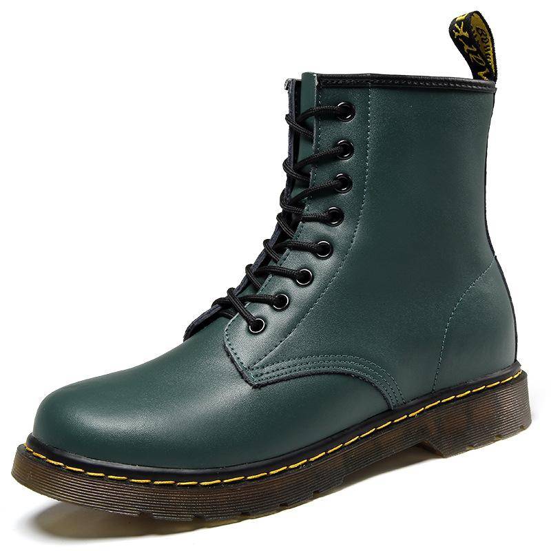 Stiefel Herren Frühling Neue Mode Lässig Paare Übergröße High-Top Stiefel Herrenschuhe 38 von Joom DACH