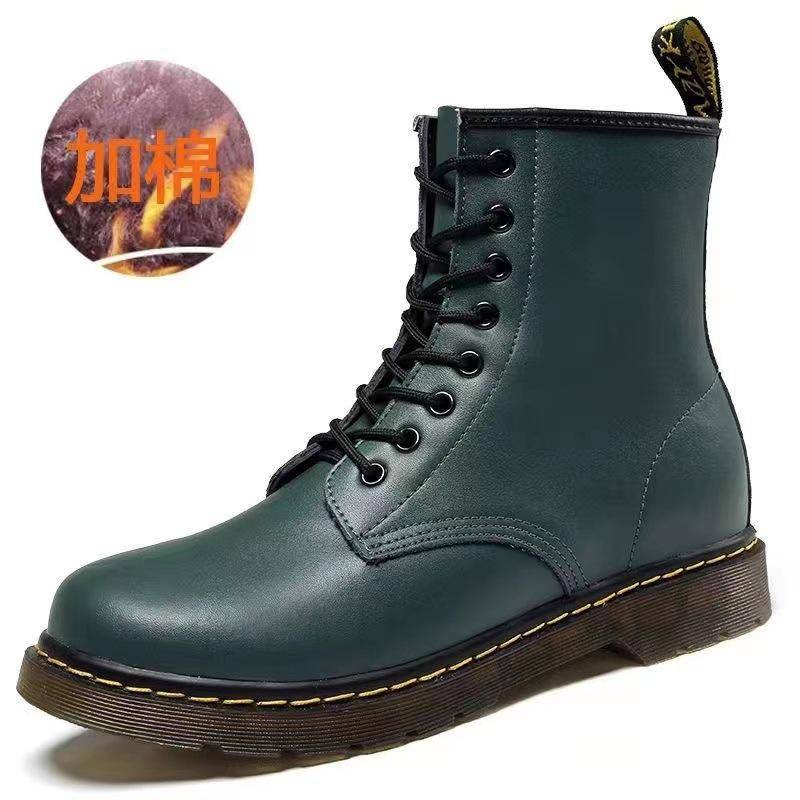 Stiefel Herren Frühling Neue Mode Lässig Paare Übergröße High-Top Stiefel Herrenschuhe 43 von Joom DACH