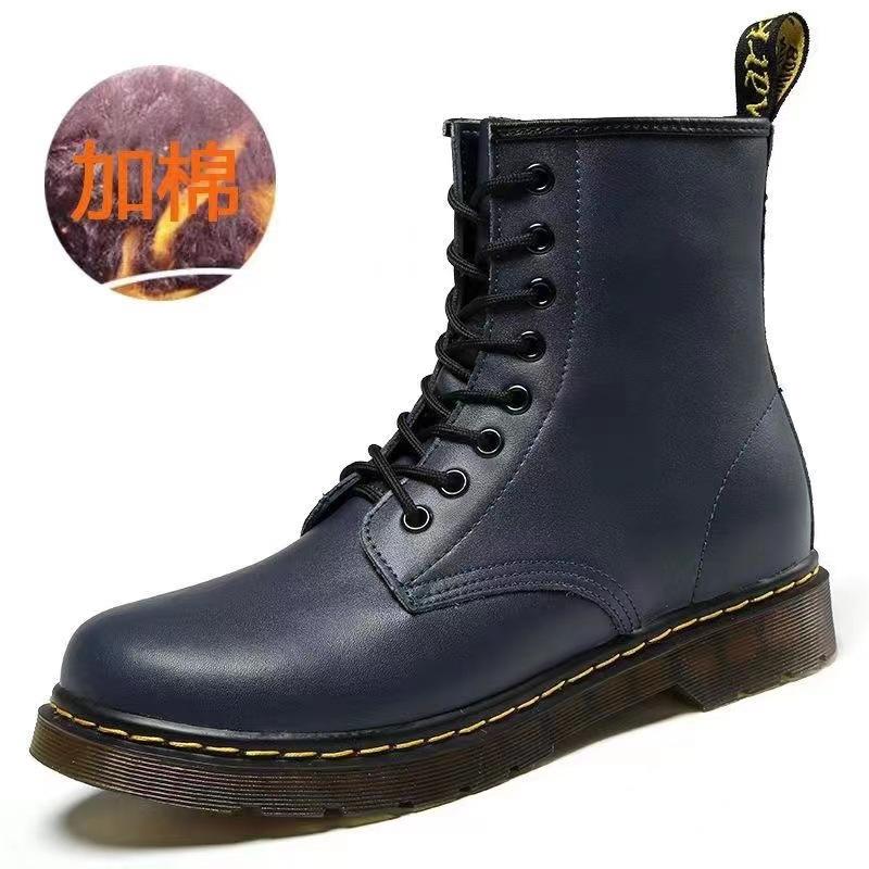 Stiefel Herren Frühling Neue Mode Lässig Paare Übergröße High-Top Stiefel Herrenschuhe 44 von Joom DACH