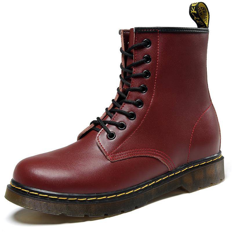 Stiefel Herren Frühling Neue Mode Lässig Paare Übergröße High-Top Stiefel Herrenschuhe 45 von Joom DACH