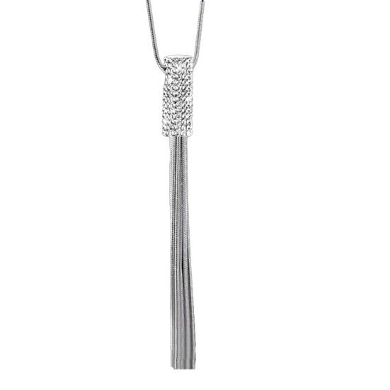 Stilvolle Quaste Charms Dekoration Legierung Schmuck Frauen lange Anhänger Halskette für Party H von Joom DACH