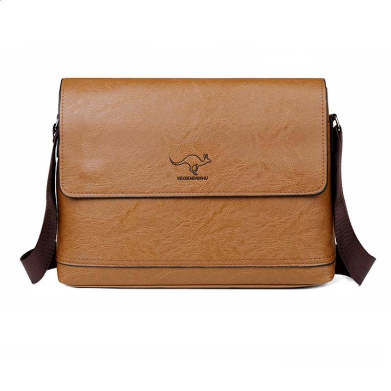 Stilvolle Umhängetasche Herren Casual Crossbody Tasche Tablet Computer Große Kapazität Aktentasche von Joom DACH