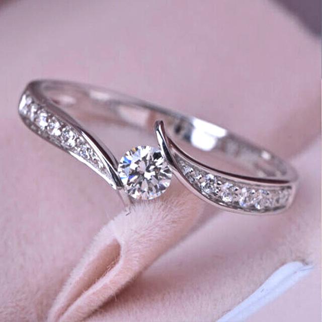 Stilvolle Verlobungsringe für Frauen Brillante Zirkonia-Antragsaccessoires mit exquisitem Design Eleganter Damenschmuck 10 von Joom DACH