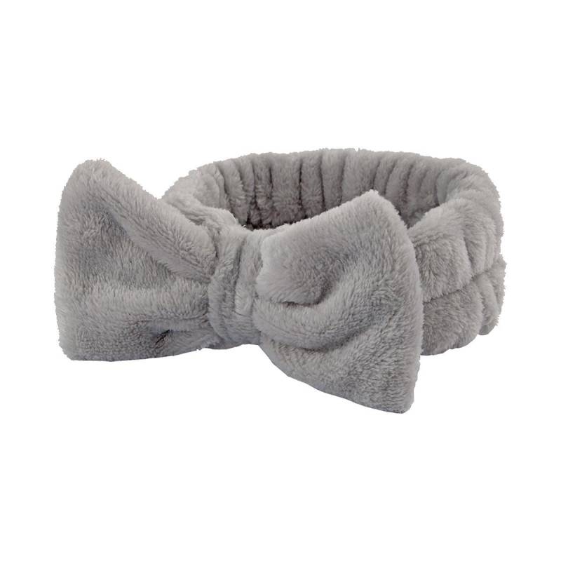 Stirnbänder zum Waschen des Gesichts für Frauen, Korallen-Fleece-Haarbänder, Manschette, wasserdichte Bänder, saugfähige Armbänder, Kopfband, Haar-Accessoires-Set 1Pc grau von Joom DACH