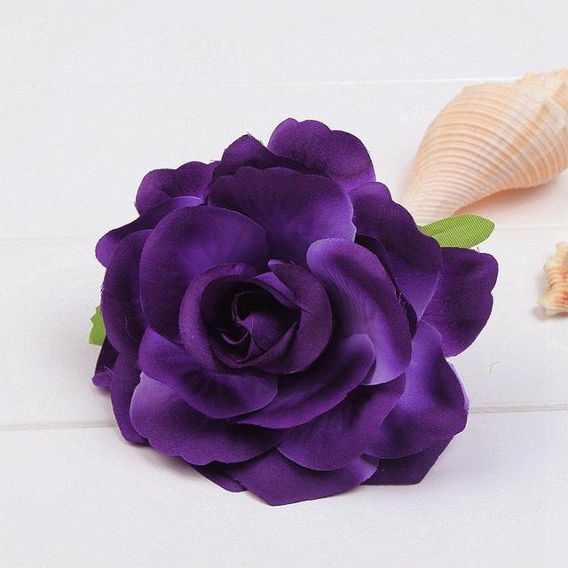 Stoff Rose Blumen Broschen Tuch Kunst Anstecknadeln Strickjacke Corsage Modeschmuck Geschenke für Frauen Zubehör 11cm von Joom DACH