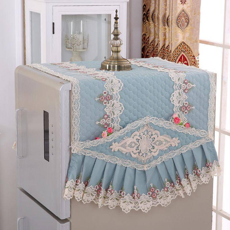 Stoff Spitze Kühlschrank Abdeckung Tuch Gefrierschrank Staub Abdeckung Trommel Typ Waschmaschine Abdeckung Handtuch 55cm * 140cm von Joom DACH