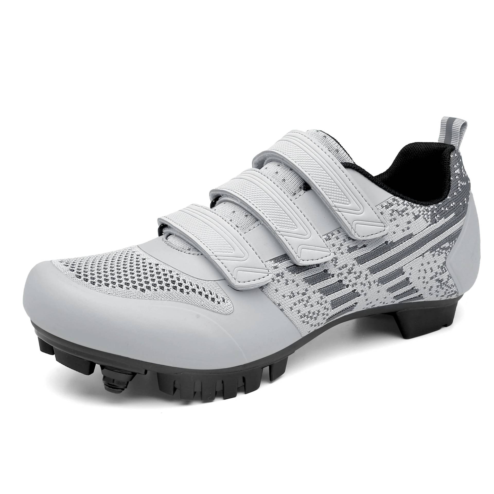 Stollen Damen Mountain Road Fahrradschuhe Herren MTB Self-Locking Speed Fahrrad Sneakers SPD Fahrradschuhe Rennradschuhe 48 von Joom DACH