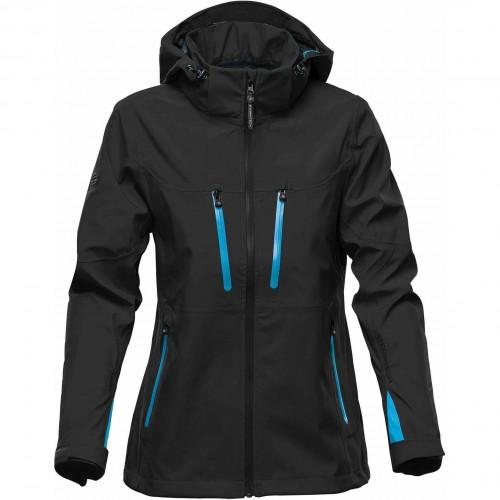 Stormtech Damen / Damen Patrol Softshell-Jacke mit Kapuze M schwarz/elektrische blaue von Joom DACH