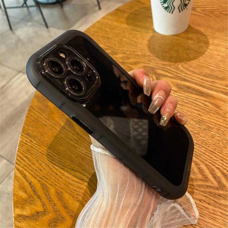 Stoßfeste Silikon-Stoßfänger-klare Handyhülle für iPhone 11 12 13 Pro Max XR X XS 7 8 Plus SE2 Kameraschutz Transparente Abdeckung For iPhone XS MAX schwarz Stoßfeste Silikon-Stoßfänger-klare Handyhülle für iPhone 11 12 13 Pro Max XR X XS 7 8 Plus SE2 Kameraschutz Transparente Abdeckung For iPhone XS MAX schwarz von Joom DACH