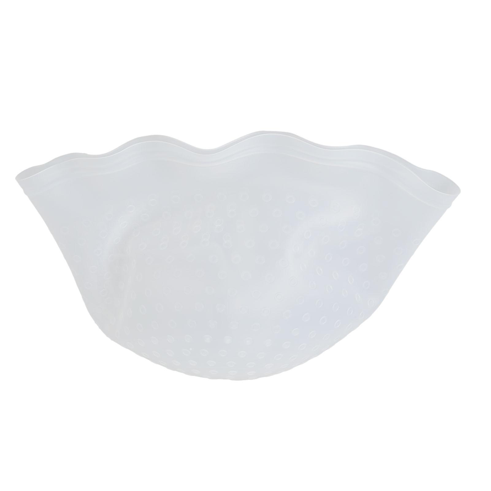 Strähnchenhaube mit Häkelnadel Silikon Haarfärbehaube Heimfriseursalon Transparent Haarfärbemittel weiß von Joom DACH