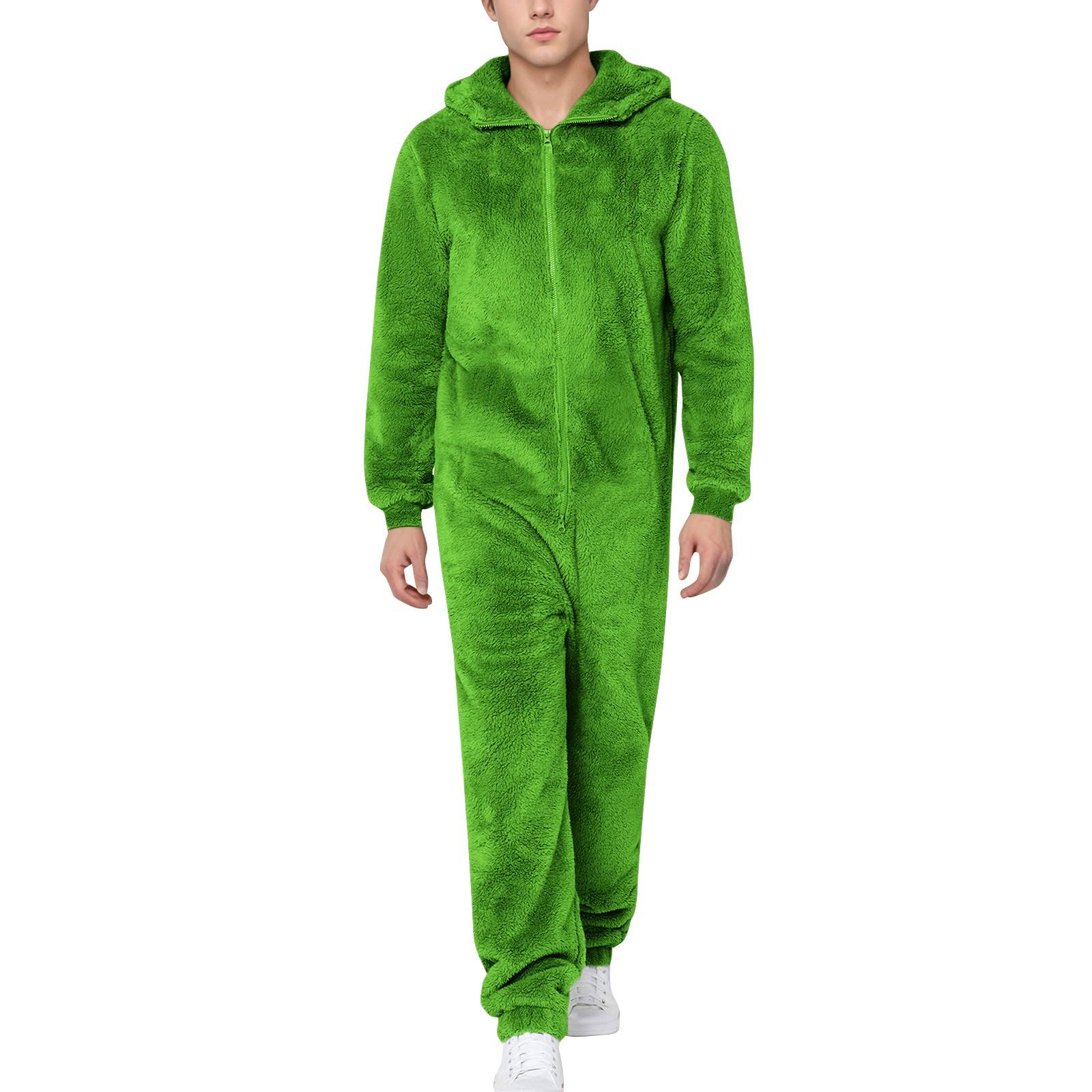 Strampler für Männer Herbst und Winter Langarm Jumpsuits Casual Outfits XL von Joom DACH