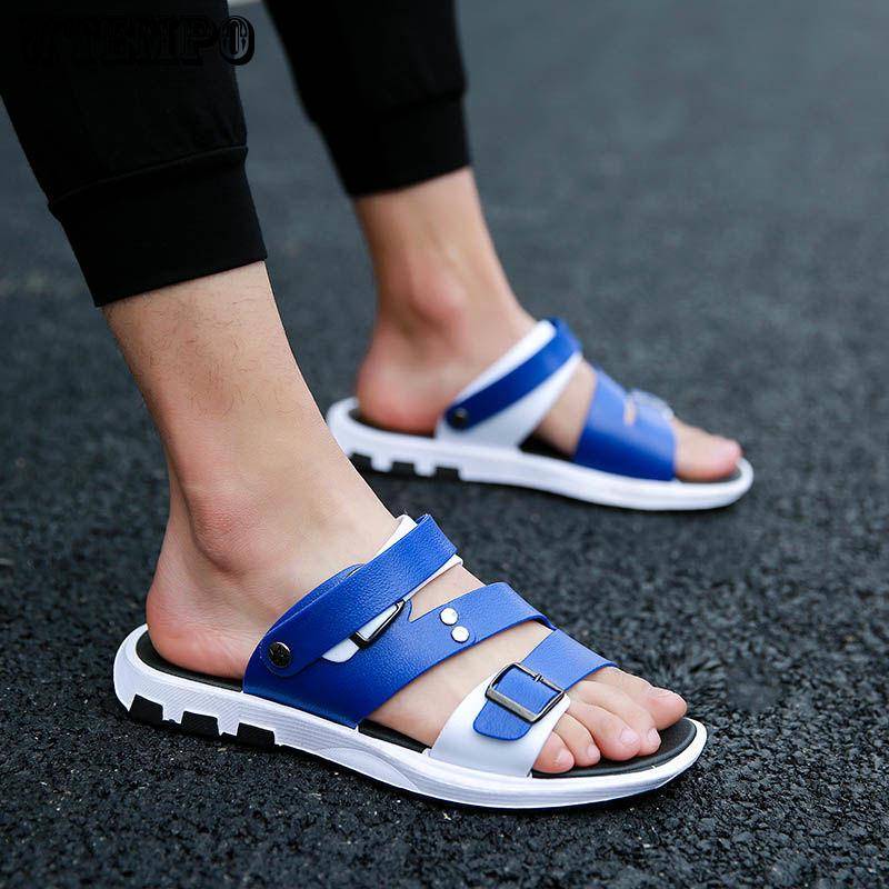 Strand Hausschuhe Herren Schuhe Neue Sommer Offene Zehen Sandalen Mode Outdoor Schuhe 41 von Joom DACH