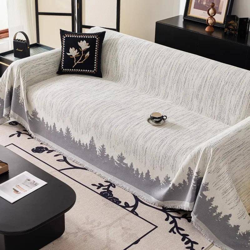 Strapazierfähiger Couchbezug für 3 Kissen, Sofabezug für Hunde, Möbelschutz, universeller kratzfester Sofa-Handtuch-Decken-Schonbezug 180x380cm grau von Joom DACH