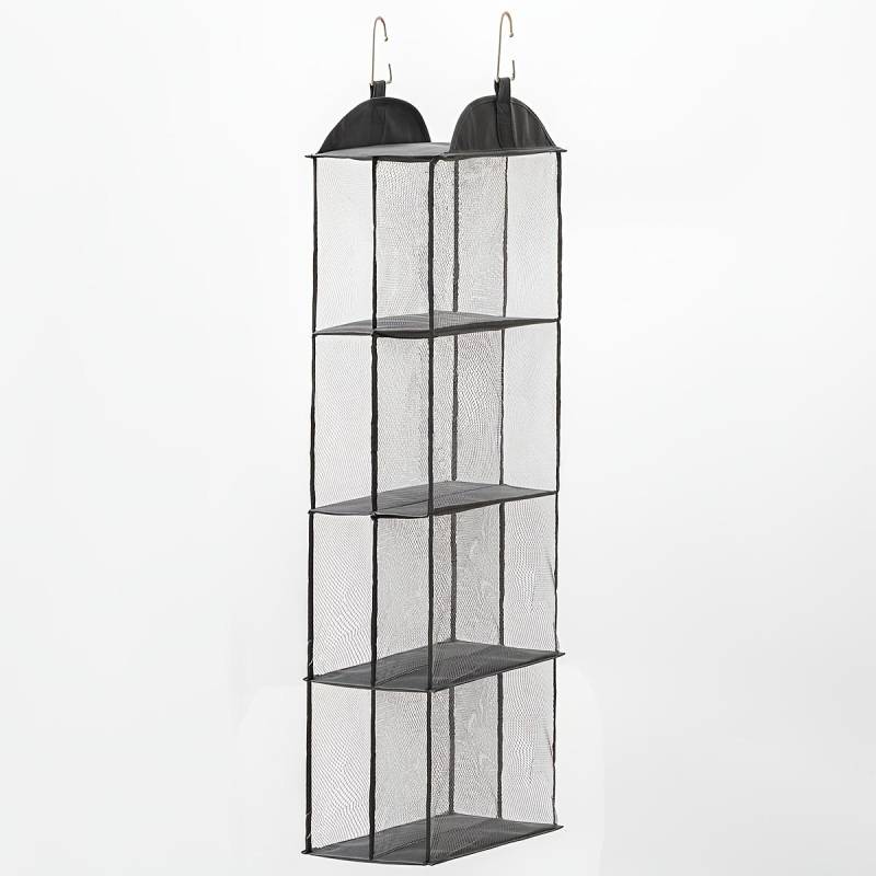 Strapazierfähiger transparenter Handtaschen-Organizer aus Polyester mit abnehmbaren Fächern Mehrschichtiges Hängeaufbewahrungsregal für Kleiderschrank, Schlafzimmer & Wohnzimmer von Joom DACH