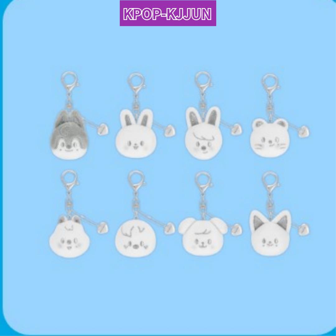 Stray KIds  SKZOO GESICHT SCHLÜSSELANHÄNGER SILBERNE Version Wolf Chan von Joom DACH