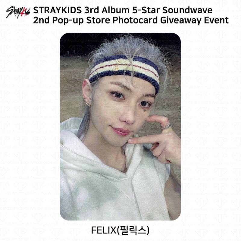 Stray Kids 3. Mini-Album 5 Star Soundwave Pop Up Giveaway Fotokarte Postkarte Felix - 2nd Photocard von Joom DACH