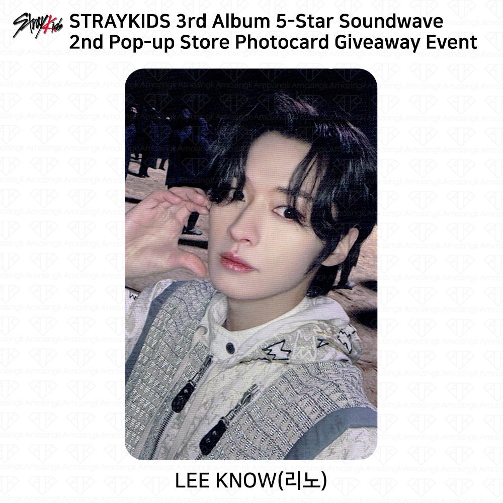 Stray Kids 3. Mini-Album 5 Star Soundwave Pop Up Giveaway Fotokarte Postkarte Leeknow - 2nd Photocard von Joom DACH
