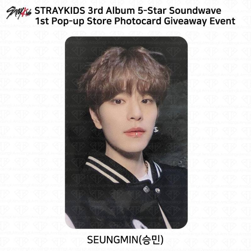 Stray Kids 3. Mini-Album 5 Star Soundwave Pop Up Giveaway Fotokarte Postkarte Seungmin - 1st Photocard von Joom DACH