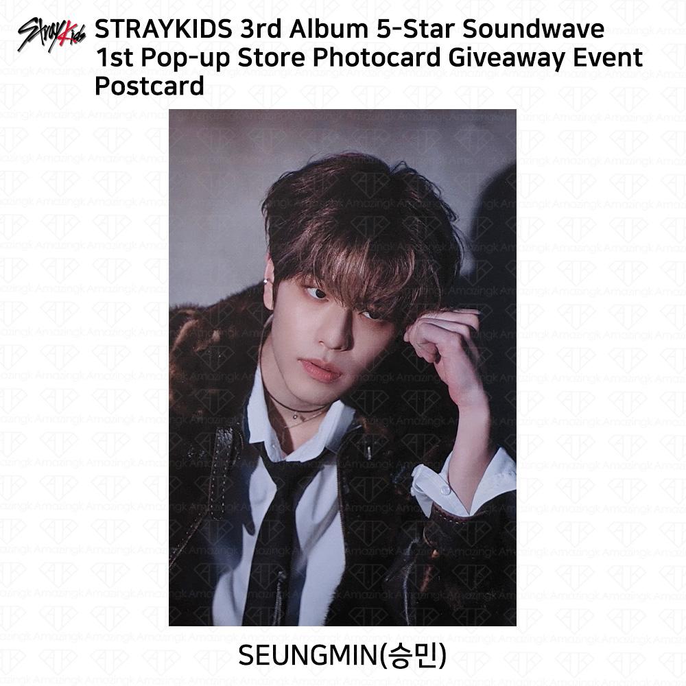 Stray Kids 3. Mini-Album 5 Star Soundwave Pop Up Giveaway Fotokarte Postkarte Seungmin - 1st Postcard von Joom DACH