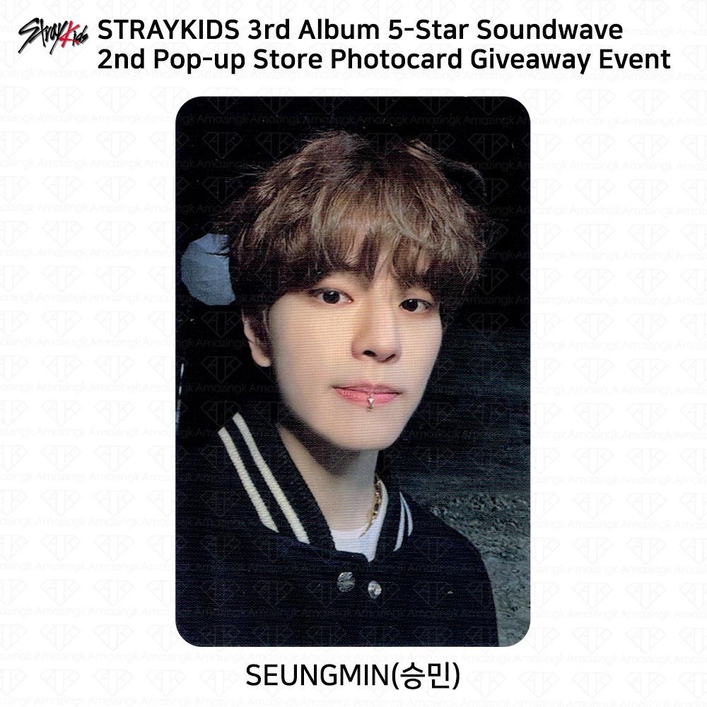 Stray Kids 3. Mini-Album 5 Star Soundwave Pop Up Giveaway Fotokarte Postkarte Seungmin - 2nd Photocard von Joom DACH