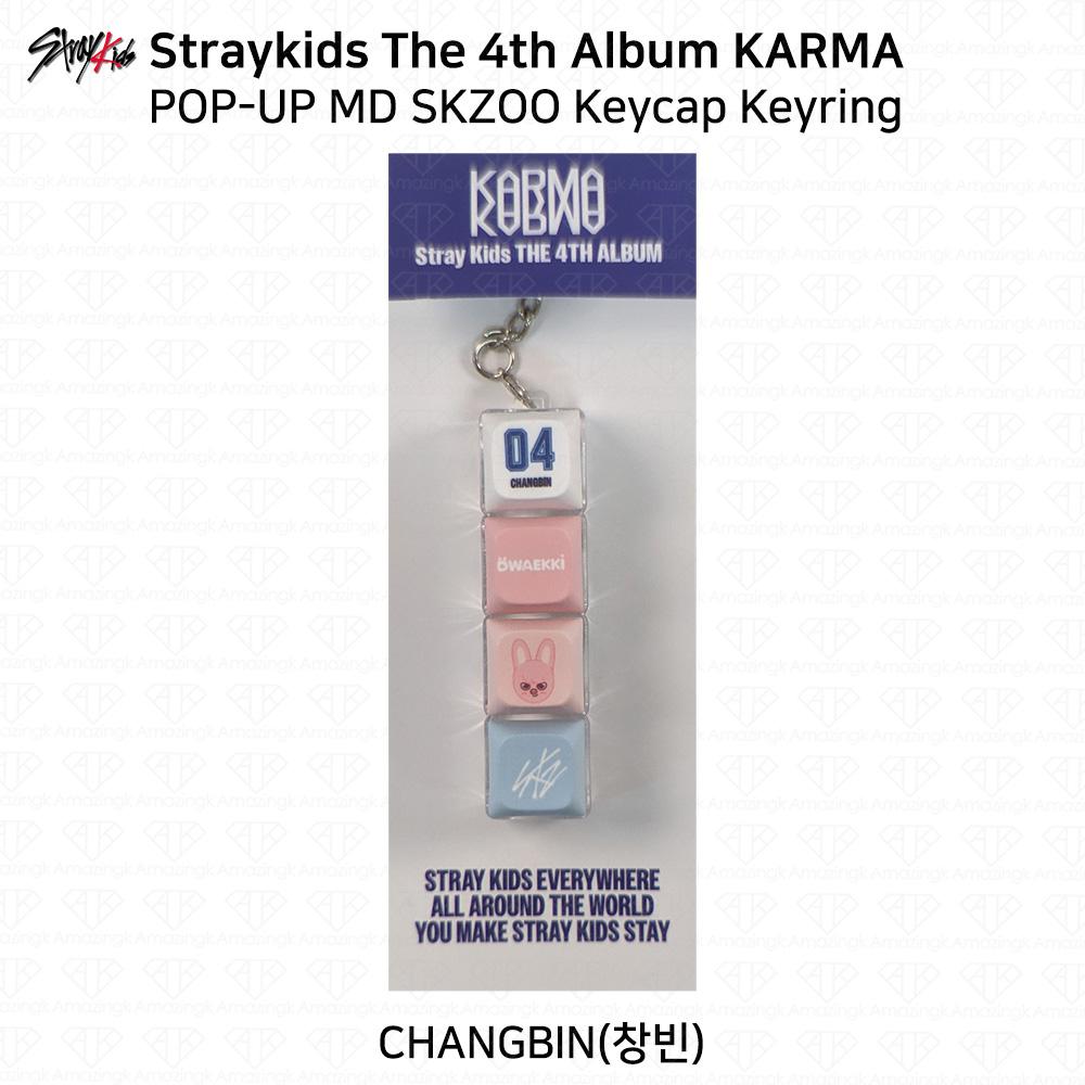 Stray Kids Das 4. Album Karma POP-UP MD Tastenkappe Yinyang Schlüsselanhänger Outfit-Set Changbin - Keycap Keyring von Joom DACH