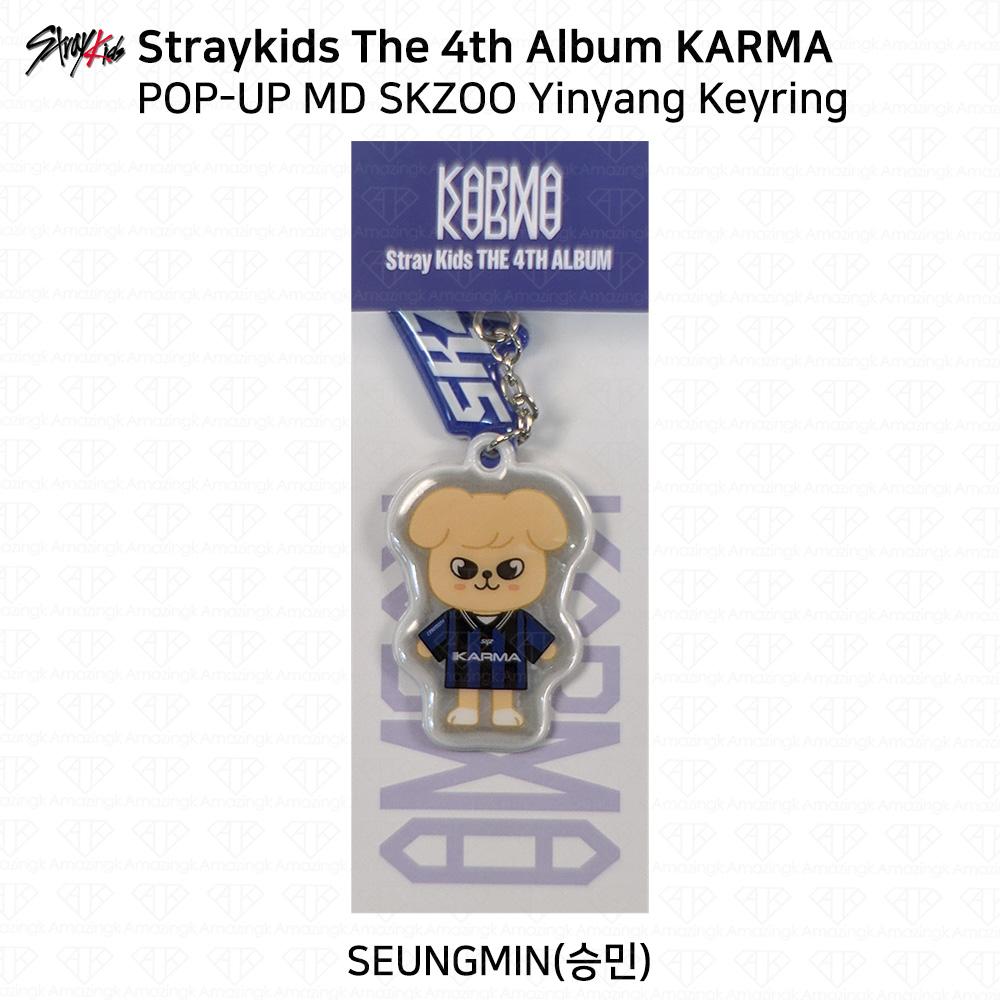 Stray Kids Das 4. Album Karma POP-UP MD Tastenkappe Yinyang Schlüsselanhänger Outfit-Set Seungmin -Yinyang Keyring von Joom DACH