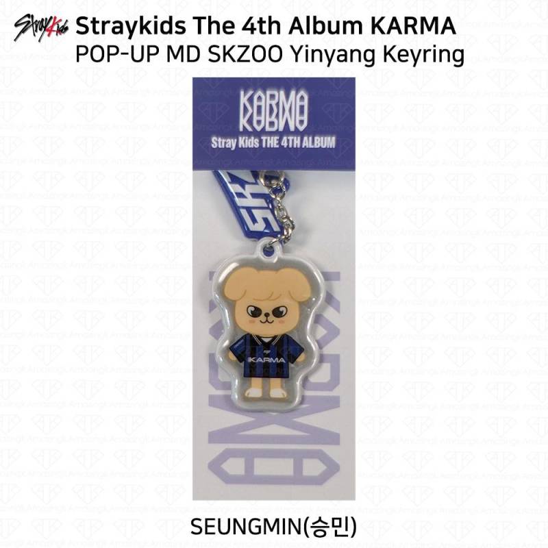 Stray Kids Das 4. Album Karma POP-UP MD Tastenkappe Yinyang Schlüsselanhänger Outfit-Set Seungmin -Yinyang Keyring von Joom DACH