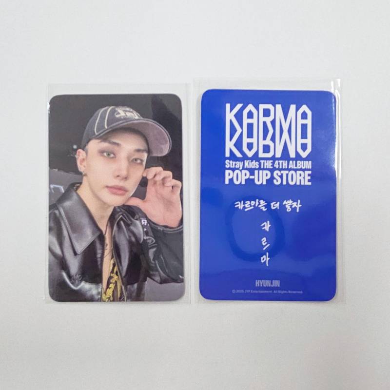 Stray Kids KARMA POP-UP 2. Woche FAN SHOP POB Fotokarten-Set Hyunjin von Joom DACH