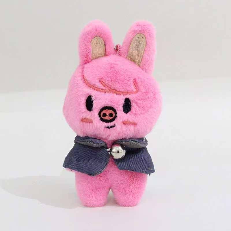 Stray Kids Zauberschule Plüschpuppe Schlüsselanhänger Fan Tier Spielzeug Anhänger Geschenk Niedlich Pink Rabbit von Joom DACH