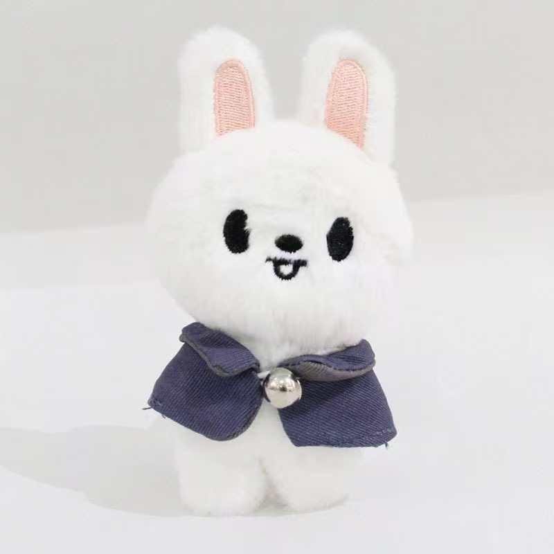 Stray Kids Zauberschule Plüschpuppe Schlüsselanhänger Fan Tier Spielzeug Anhänger Geschenk Niedlich White Rabbit von Joom DACH