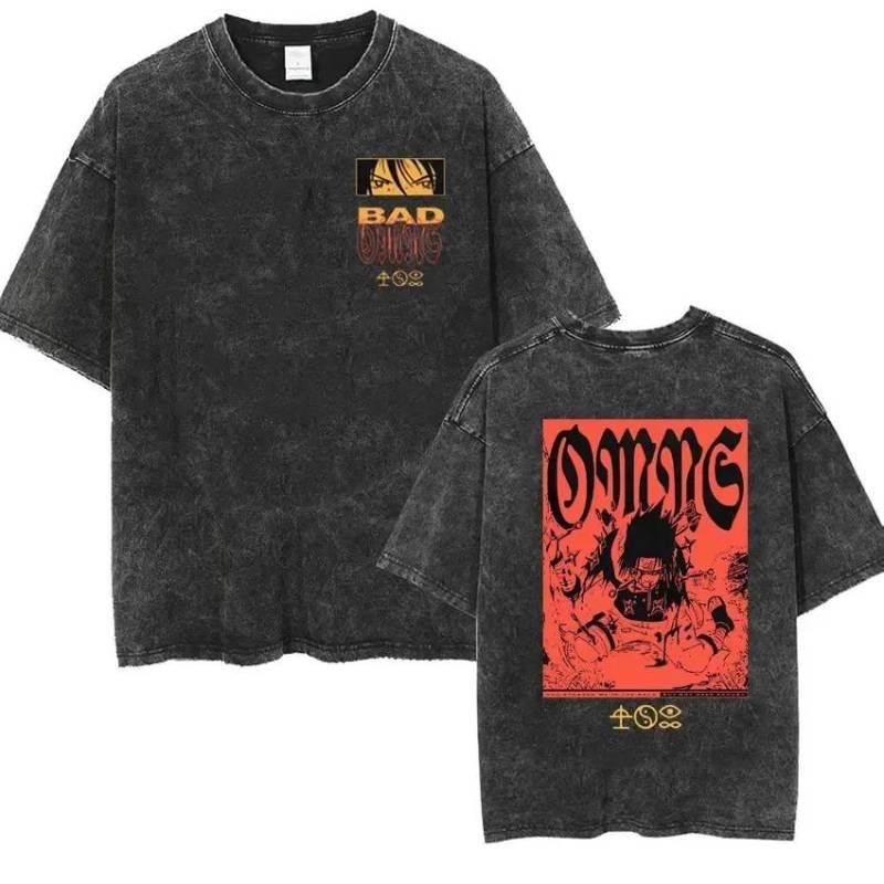 Streetwear Bad Omens Band Music Tour Washed T Shirt Retro 90er Jahre Männer Frauen Kleidung T-Shirt Casual Oversized Tees 2XL von Joom DACH