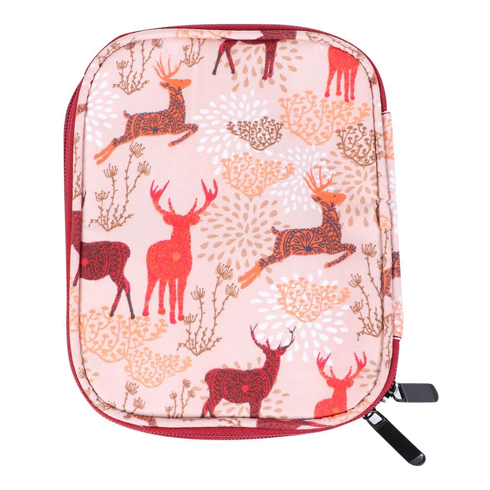 Strickaufbewahrungstasche Tragbare Häkelnadeln Nadeln Nähwerkzeug Zubehör Etui(Großes Fass) von Joom DACH