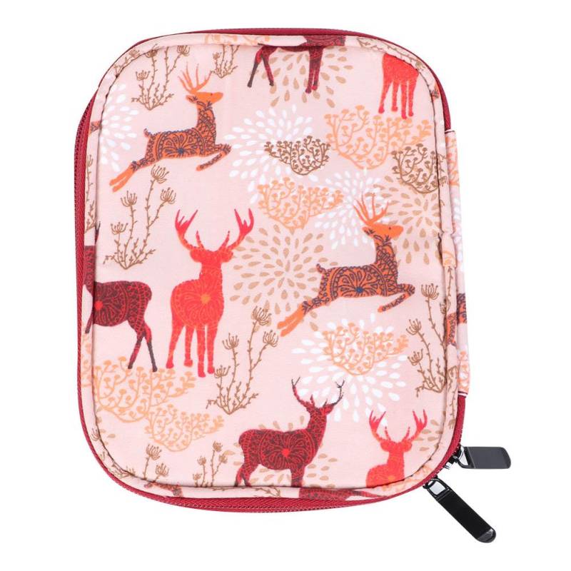 Strickaufbewahrungstasche Tragbare Häkelnadeln Nadeln Nähwerkzeug Zubehör Etui(Großes Fass) von Joom DACH