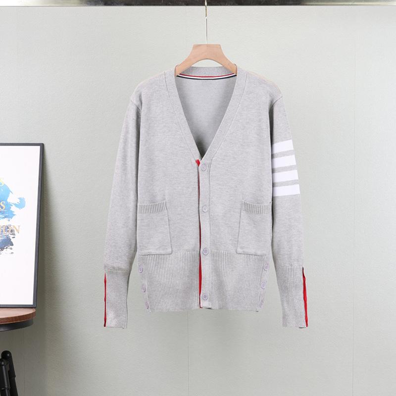 Strickjacke Damen Pullover Kurzer Kleiner Mantel V-Ausschnitt Neu Frühling und Herbst Rot Stricktop XL von Joom DACH