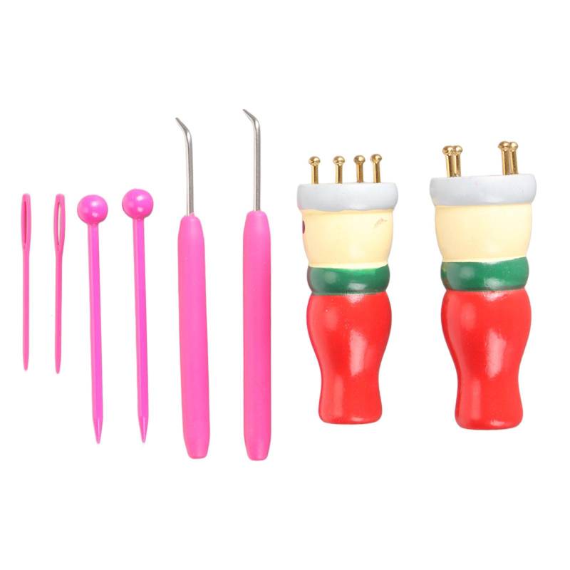 Strickliesel Puppe Mehrzweck DIY Handgefertigt Spaß Innovatives Strickwebstuhl Spielzeug für Kinder von Joom DACH